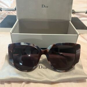 Dior Women's Marble Pattern Sunglasses